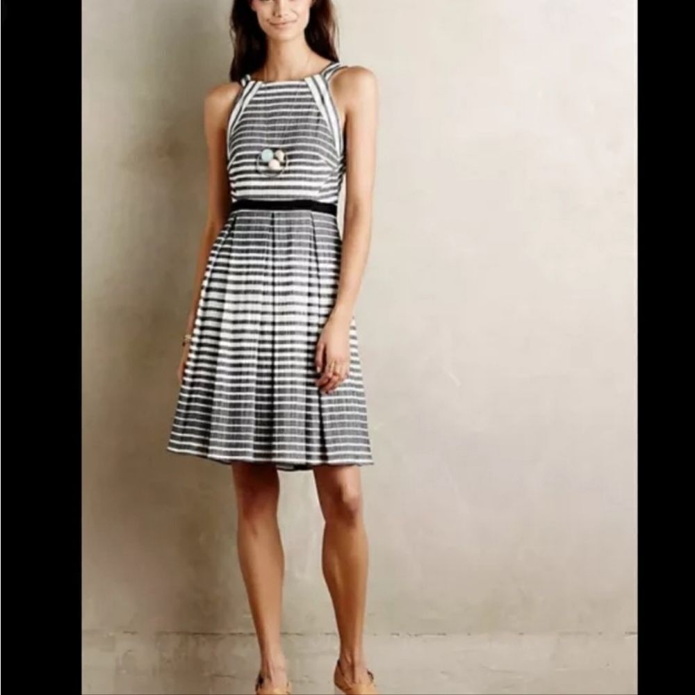 Anthropologie Eva Franco super cute fit and flare dress - Picture 2 of 12
